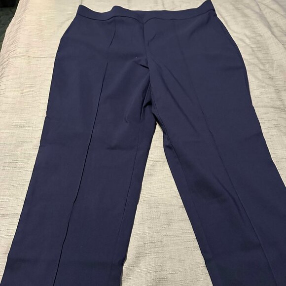 Ruby Road Navy Straight Leg Pants 20W - Picture 1 of 2